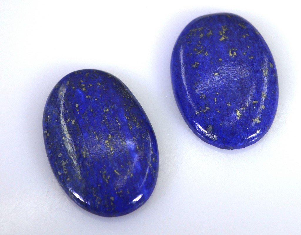 Lapis Lazuli loose Stone 1 Pieces 18 x 28 mm Oval Blue cabochon Gemstone
