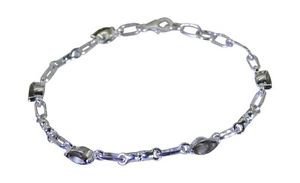 Riyo Brown 925 sterling silver Smoky Quartz Bracelet tempting handmade wedding j