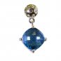 Riyo Blue Topaz Wholesale Silver Jewellery Alligator Pendants L 1in Spbto-10059