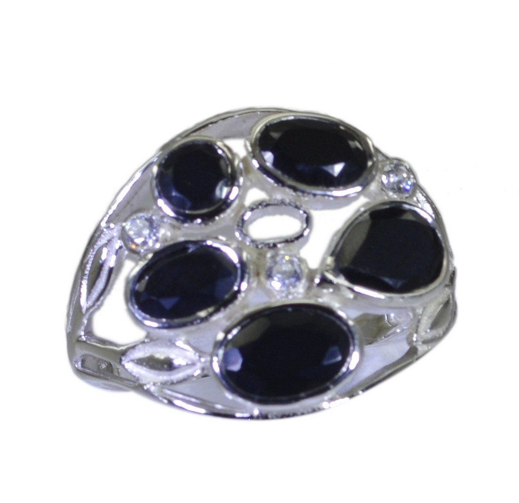 Riyo Black 925 sterling silver Black Oynx Ring eye-catching the jewelry store SR