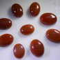Red onyx loose Stone 1 Pieces free size Oval Red cabochon Gemstone