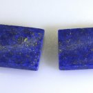 Lapis Lazuli loose Stone 1 Pieces 11 x 14 mm Emerald cut Blue cabochon Gemstone