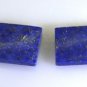 Lapis Lazuli loose Stone 1 Pieces 11 x 14 mm Emerald cut Blue cabochon Gemstone