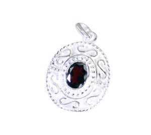 Riyo Garnet Online Silver Jewellery Silver Pendant L 1in Spgar-26102