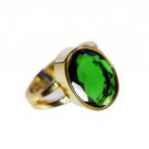Riyo Emerald Cz Gold Plated Set  Mori Ring Sz 6 Gpremcz6-96063