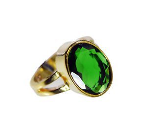 Riyo Emerald Cz Gold Plated Set  Mori Ring Sz 6 Gpremcz6-96063