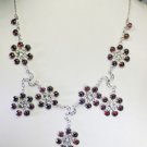 Riyo Garnet Quality Jewellery Buy Silver Necklace L 16in Sngar-26004