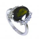 Riyo Tourmaline Womens Silver Jewelry Silver Sister Ring Sz 6 Srtou6-84032
