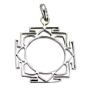 Riyo Plain Womens Silver Jewelry Leaf Pendants L 1.2in Sppla-120013