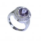 Riyo Amethyst Silver Personalized Jewelry Personalized Silver Ring Sz 6 Srame6-2