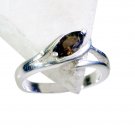 Riyo Smoky Quartz Silver Stamped Jewelry Eternity Ring Sz 6 Srsqu6-76002