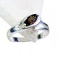 Riyo Smoky Quartz Silver Stamped Jewelry Eternity Ring Sz 6 Srsqu6-76002