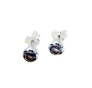 Riyo Amethyst Designer Silver Jewellery Party Wear Earring L 0.2in Seame-2026