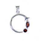 Riyo Garnet Pure Silver Jewellery Baby Pendants L 1.5in Spgar-26116