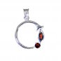 Riyo Garnet Pure Silver Jewellery Baby Pendants L 1.5in Spgar-26116