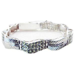 Riyo Peridot Discount Jewelry Silver Tennis Bracelet L 7.5in Sbraper-58003