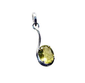 Riyo Lemon Quartz Wholesale Silver Jewellery Lion Pendants L 1in Splqu-46001
