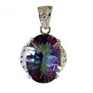 Riyo Mystic Quartz Silver Jewelry Party Gems L 1.5in Spmqu-54005