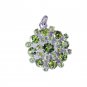 Riyo Peridot Trendy Silver Jewelry Jasmine Pendants L 1in Spper-58047