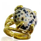Riyo Jasper 18 Kt Gold Plated Bridal Rings Sz 6 Gprjas6-40003