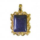 Riyogems Sunstone Gold Plated Fashion Baby Pendants L 1.5in Gppsun-78008