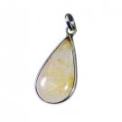 Riyo Rutile Quartz Cool Silver Jewelry Intricate Pendant Spruq-70002