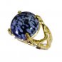 Riyo Jasper  Gold Plated  Mori Ring Sz 5 Gprjas5-40005