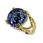 Riyo Jasper  Gold Plated  Mori Ring Sz 5 Gprjas5-40005