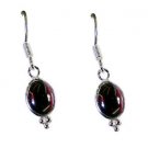 Riyo Garnet Silver Personalized Jewelry Exclusive Earring L 1.5in Segar-26065