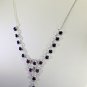 Riyo Garnet Pure Jewellery Big Silver Necklace L 16in Sngar-26002