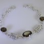 Riyo Brown Smoky Quartz 925 Solid Sterling Silver Eye Catching Bracelet Sbrasqu-