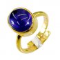 Riyo Amethyst 18.Kt Y Gold Plating  Mori Ring Sz 6 Gprame6-2015