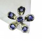 Riyo Iolite Silver And Stone Jewelry Claddagh Ring Sz 8 Sriol8-38030