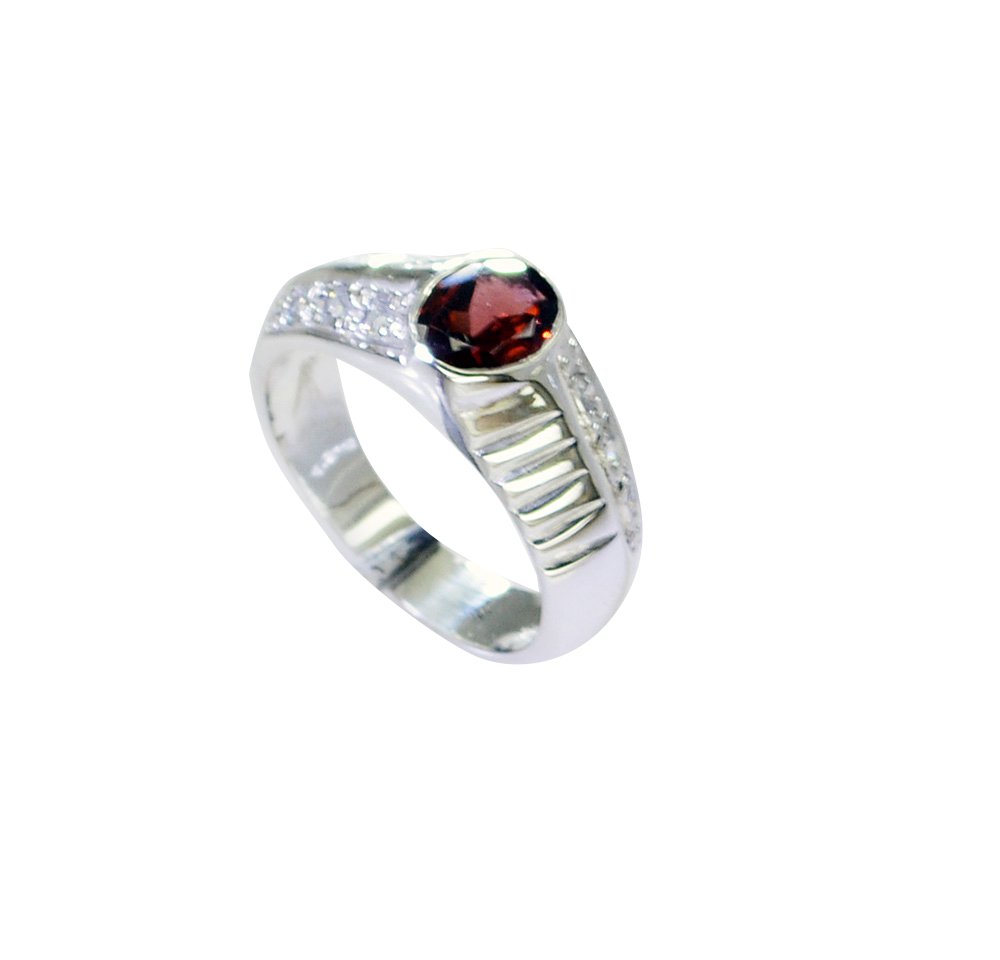 Riyo Garnet Liquid Silver Jewelry Class Ring Sz 6 Srgar6-26241