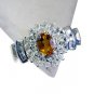 Riyo Citrine Silver Jewellery Gifts Silver Sister Ring Sz 8 Srcit8-14051