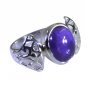 Riyo Purple Amethyst 925 Solid Sterling Silver Fashion Ring Srame80-2194