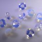 synthetic cubic zirconia Fire opal cz loose Stone 1 Pieces 7 x 7 mm Round White