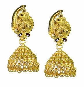 Riyo Plain Gold Plated Plain Earring handsome handmade jewelry supplies GPEJHU-1