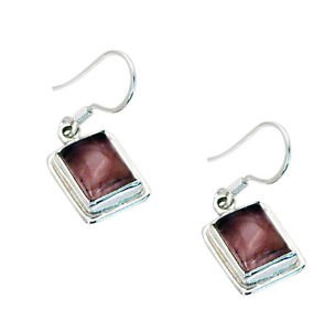 Riyo Rose Quartz Inspirational Silver Jewelry Anniversery Earring L 1in Seroq-68