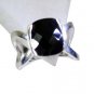 Riyo Black Onyx Jewelry Wholesale Silver Ring Bands Sz 8 Srbon8-6020