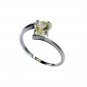 Riyo Lemon Quartz Silver Designer Jewelry Ring Sz 7 Srlqu7-46024