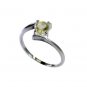Riyo Lemon Quartz Silver Designer Jewelry Ring Sz 7 Srlqu7-46024