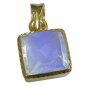 Riyo Purple Gold Plated Fire Opal CZ Pendant pleasant unique gemstone jewelry GP