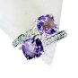 Riyo Amethyst Branded Silver Jewellery Friendship Ring Sz 8 Srame8-2138