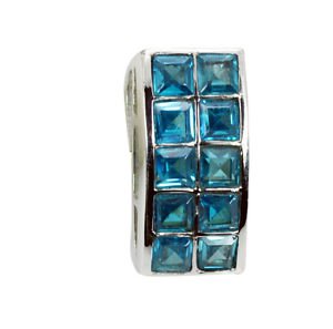 Riyo Blue Topaz Silver Stamped Jewelry Zodiac Pendants L 1in Spbto-10003