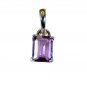 Riyo Amethyst Silver Jewelry Online Shopping Peacock Pendant L 1.2in Spame-2111
