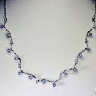 Riyo Rainbow  Craft Jewellery Silver Layered Necklace L 16in Snrmo-64024