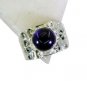 Riyo Amethyst Antique Silver Jewelry Gimmal Ring Jewelry Sz 8 Srame8-2120