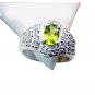 Riyo Peridot Silver Jewelry Discount Gemstone Sz 6 Srper6-58023