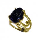 Riyo Black Onyx Rhodium Plate Classic Day Rings Sz 6 Gprbon6-6073